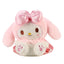 soft toy, 22cm Kawaii Sanrio Melody Plush Backpack, Cute Stuffed Animals Dolls Toys,  Plushie Bag Anime Cartoon Shoulder Backpacks, Cartoon Cute My Melody Rabbit Plush Doll,  Girl Gifts - Toyigo