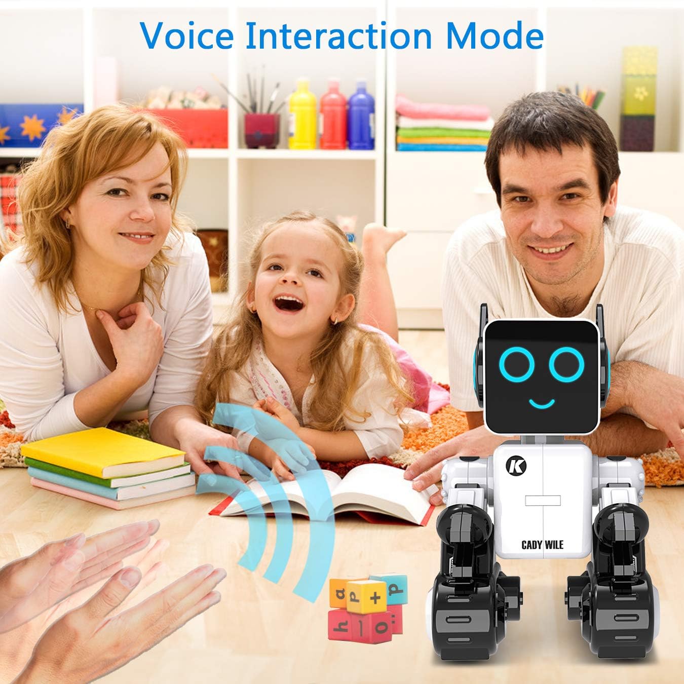 Robot Toy for Kids, Smart RC Robots for Kids with Touch and Sound Control Robotics Intelligent Programmable, Robot Toy with Walking Dancing Singing Talking Transfering Items for Boys And Girls