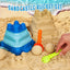 Collapsible Beach Toys, Sand Toys for Kid Toddler with 1 Collapsible Sand Bucket Shovel, Sandbox Toy for Toddler Kid, Travel Beach Foldable Bucket for Age 3-4-5-6-8-10, 2.5L