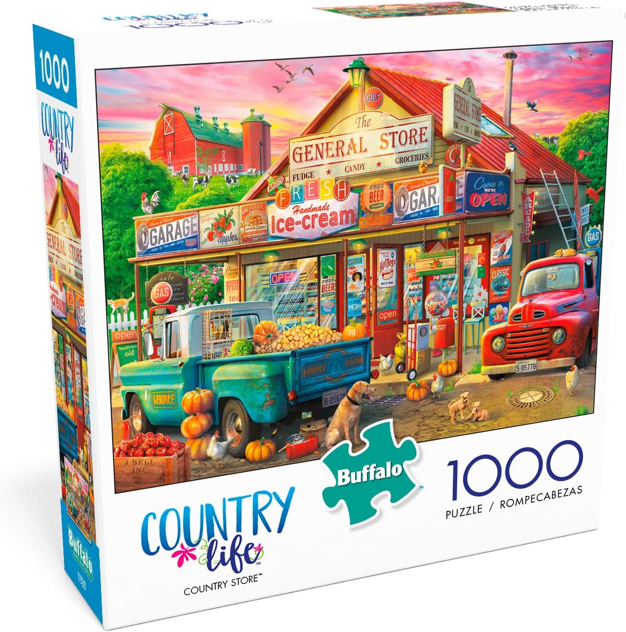 Country Store 1000 Piece, Jigsaw Puzzle for Adults, Challenging Puzzle Perfect for Game Nights, 1000 Piece Finished Size is 26.75 x 19.75