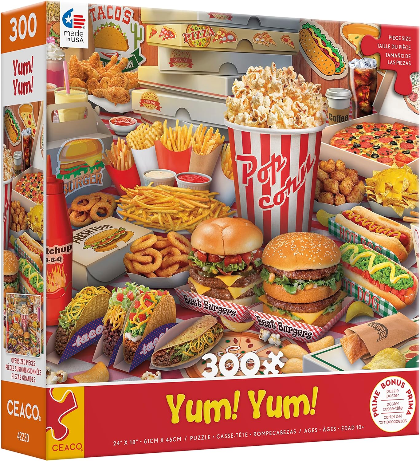 Yum Yum - 300 Oversized Piece Jigsaw Puzzle