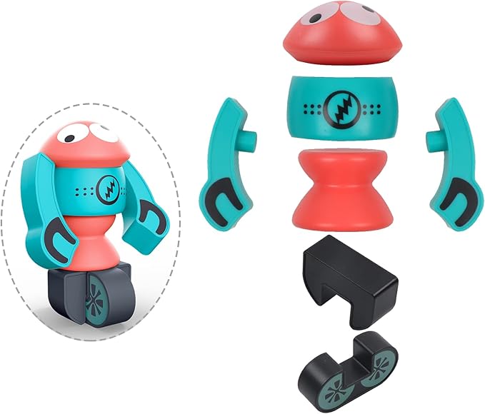 Magnetic robots blocks set for kids stacking robot toys For Girls And Boys Age (3-9)