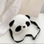 Smart Panda Soft Plush, Crossbody Panda Backpacks, Panda Shoulder Bag, Kawaii Purse Fur Material Trendy Purses Girl Wallet Stuffed Animals Toy for Kids Adults - Toyigo