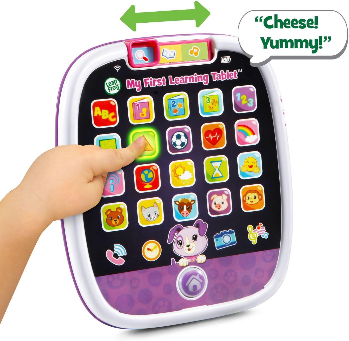 Learning Tablet, Scout Violet  Educational Tablet, Interactive My First Learning Tablet for Toddlers, Kids Toys - Toyigo