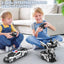 Transform RC Cars for Boys 4-7 8-12, 2.4Ghz 1:18 Scale Remote Control Car Transforming Robot, One-Button Deformation 360ø Rotation and Drift Car Toy Gifts for Boys 3-5 - Toyigo