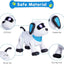 Remote Control Robot Dog Toy, RC Stunt Toy Dog with Sound LED Eyes, Programmable Interactive & Smart Dancing Robots for Kids 5 and up Electronic Pets Toys Robotic Dogs for Kids - Toyigo