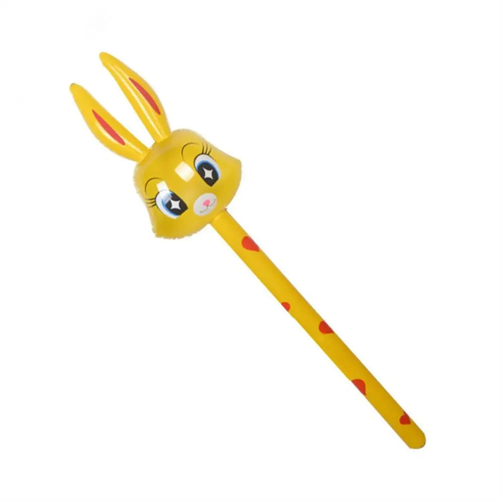 Inflatable Animals Sticks, Jungle Safari Inflatable Toys, Inflatable Hammer Sticks, 11 Pcs Inflatable Animals Sticks, Cartoon Blow Up Inflatable Hammer Sticks - Toyigo