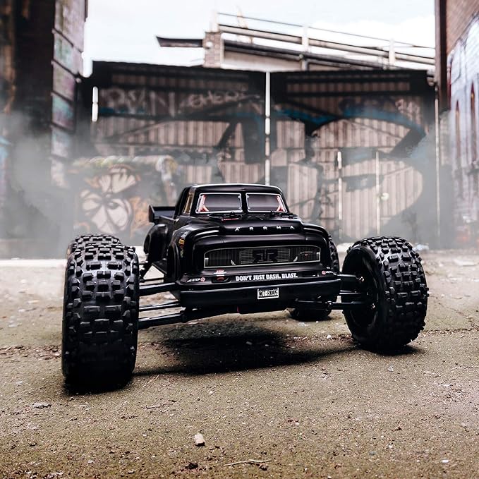 RC Truck, 1/8 Notorious 6S V5 4WD BLX Stunt RC Truck with Spektrum Firm RTR Truck, (Transmitter and Receiver Included, Batteries and Charger Required) For Kids - Toyigo