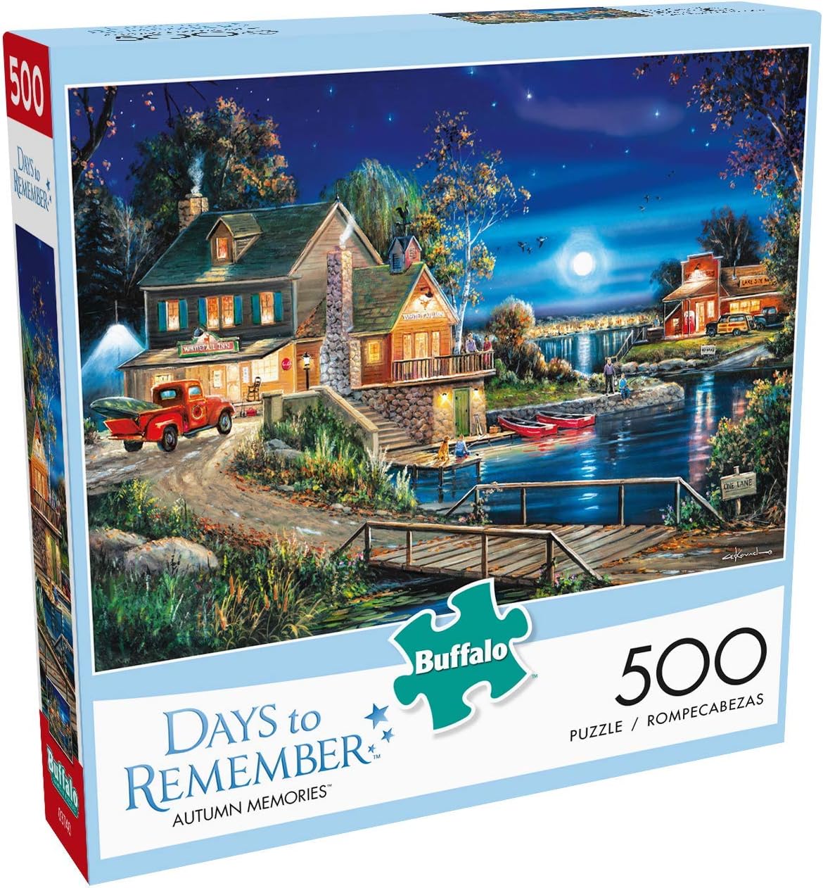 Days to Remember, Autumn Memories 500 Piece,  Jigsaw Puzzle For Adults, Challenging Puzzle Perfect for Game Nights, 500 Piece Finished Size Is 21.25 x 15.00