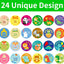 3 Rolls Motivational Stickers, 1500 Pcs Teacher Reward Stickers, School Supplies Roll Sticker, Potty Training Stickers for School Classroom Home, 24 Designs for Kids