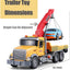 Truck Toy, Large Truck Toy, 1/18 Boy Toy 9 inches, 3 different scene sound effects Big Rescue Tow Truck For Kids - Toyigo