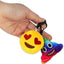 DreamSpark Emoticon Keychain Mini Cute Plush Pillows, Party Favors for Kids Valentine's Day Gifts / Birthday Party Supplies, Emoticon Gifts Toys Carnival Prizes for Kids (64 Pack)