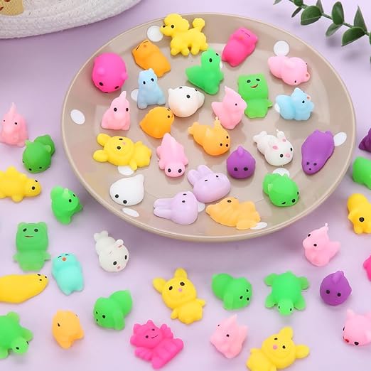 Super Mini Mochi Squishy Toys 72 PCS, Kawaii Cute Cool Mochi Squishies Animals Bulk, Squishy Fidget Toys Party Favors for Kids 3-5, Squishy Fidget Toys Party Favors for Kids 4-8, Squishy Fidget Toys Party Favors for Kids 8-12