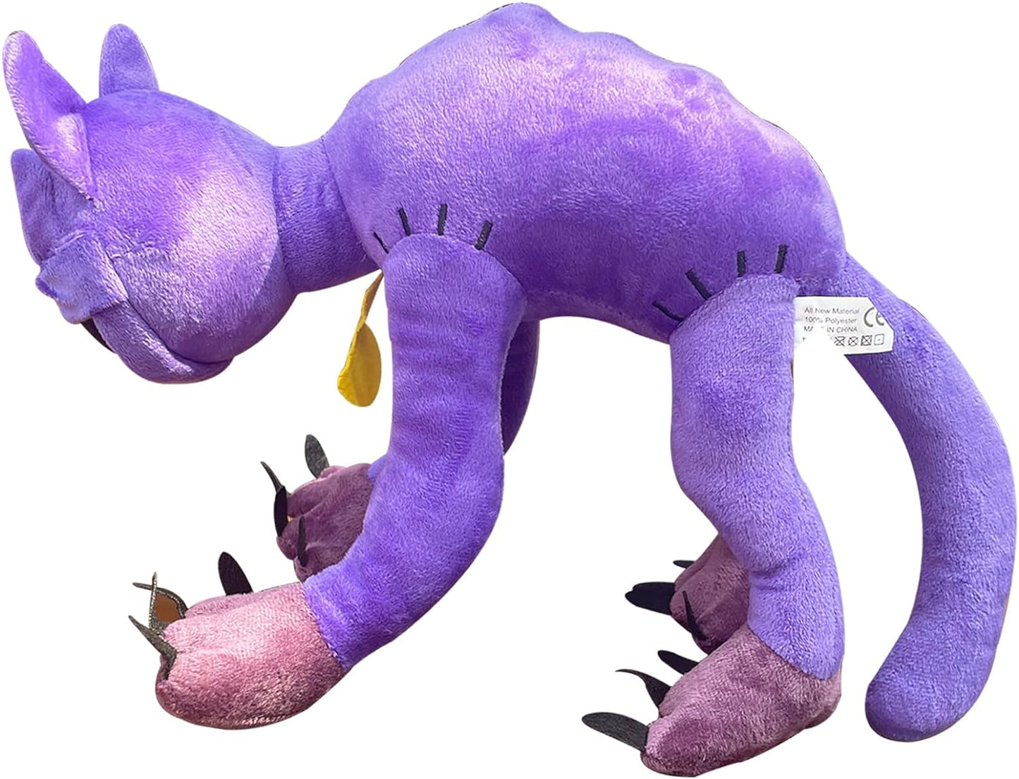 Smiling Plush, 2024 New Monster Plush, Stuffed Animal Pillow Doll Toys for Fans Boys and Girls All Ages Kids Toys (Purple)