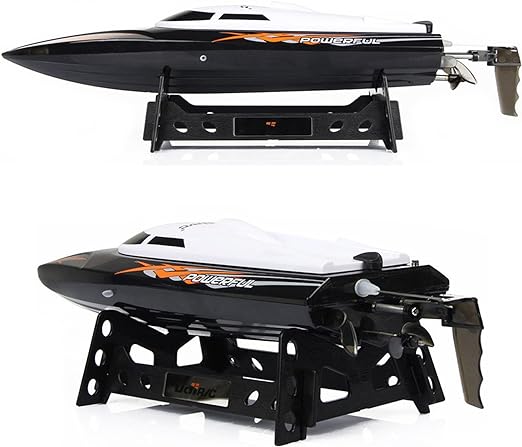 Rc Speed Boat, High Speed Electronic Remote Control Boat for Kids, Remote Control Boat For Pools & Lakes - Toyigo