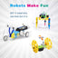 Electric Motor Robotic Science Kits, DIY STEM Toys for Kids, Building Science Experiment Kits for Boys and Girls-Doodling, Balance Car, Reptile Robot (3 Kits)