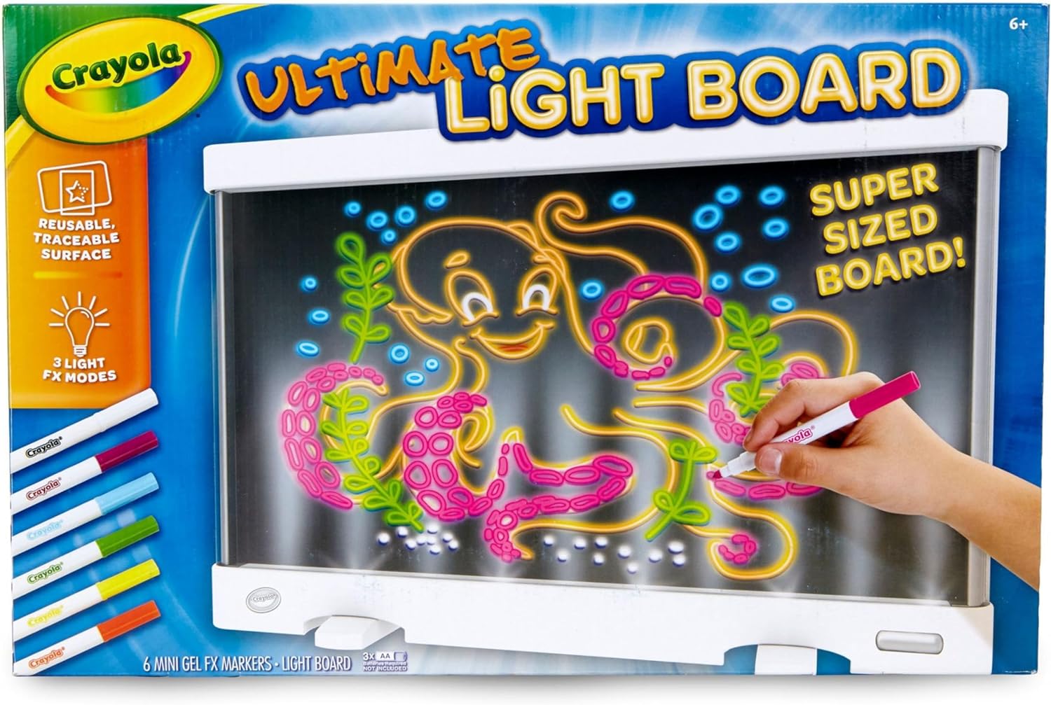 Ultimate Light Board, Kids Tracing & Drawing Board, Birthday & Easter Gift for Boys & Girls, Educational Toy for Children, Creative Learning Board for Years 6+ - Toyigo