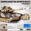 RC Tanks, 2.4Ghz RUS T-90 Army Tank  with Smoke, Light &Sound, 1:18 Aluminium Alloy Tracks, Remote Control Model Tank Toys, RC Military Vehicle That Shoots BBS, Water Bullets for Adult and Kids - Toyigo