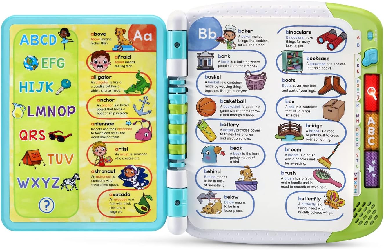 Learning toy, Alphabet Interactive learning dictionary A to Z learning tool, Alphabet and vocabulary learning device for Kids Interactive learning dictionary A to Z learning tool, Alphabet and vocabulary learning device for Kids - Toyigo