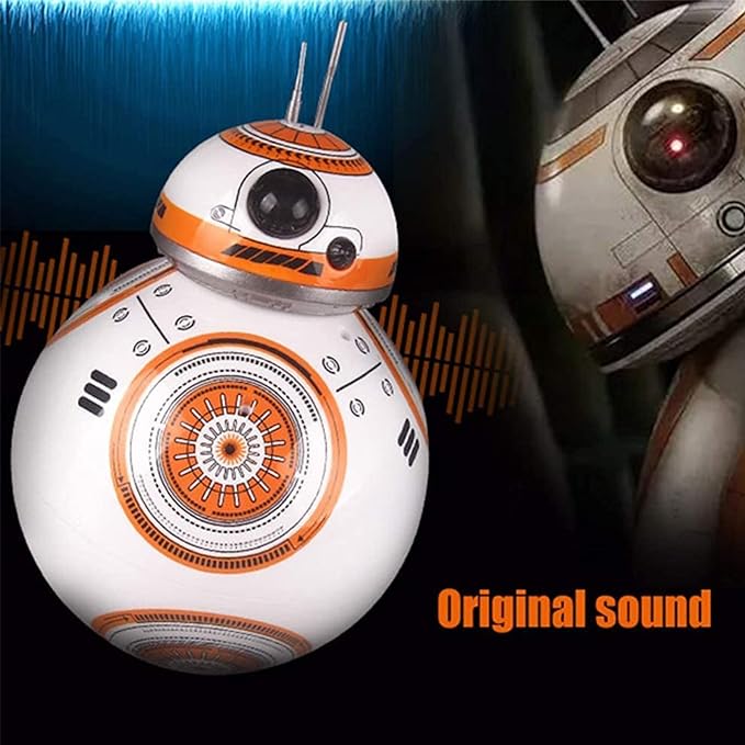 Remote Control Charging Robot Toy, BB-8 2.4GHz Remote Control Charging Robot Toy - Action Figure with Sound, Intelligent Car for Kids - Toyigo