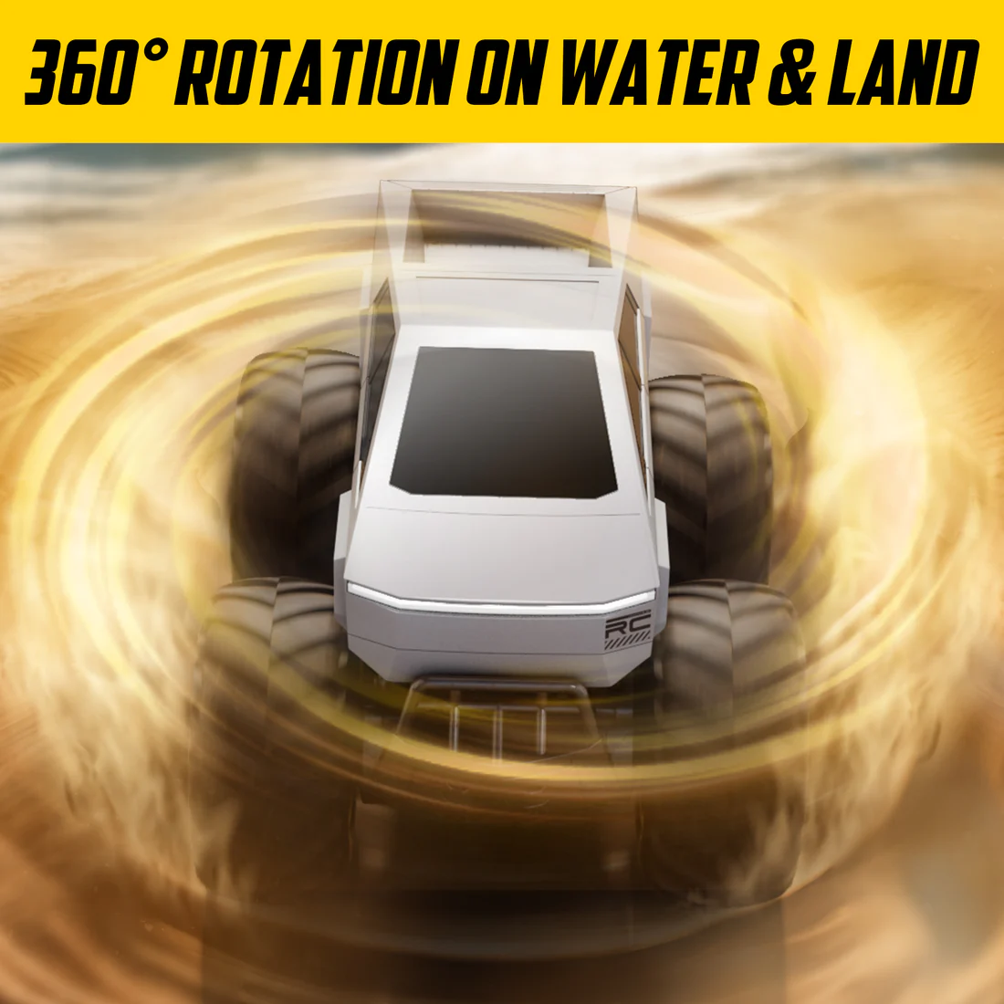 Amphibious 1:16 All Terrain Off-Road RC Car Waterproof