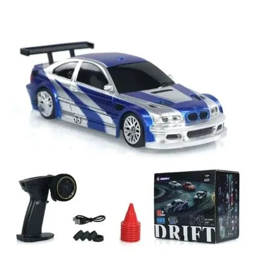 Mini 4WD 1/43 RC Speed Car RTR – 2.4G Radio Control Racing & Drifting Car – Four-Wheel Drive