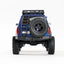 1/18 RTR 4WD RC Rock Crawler – Toyota Land Cruiser LC80 Off-Road Climbing Vehicle with 2-Speed Transmission & LED Lights (Blue)