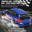 1/28 2.4G 4WD RC Car for POLO R with LED Light - On-Road Full Proportional Racing Vehicle Model Toy - 3.7V 1S Battery Powered