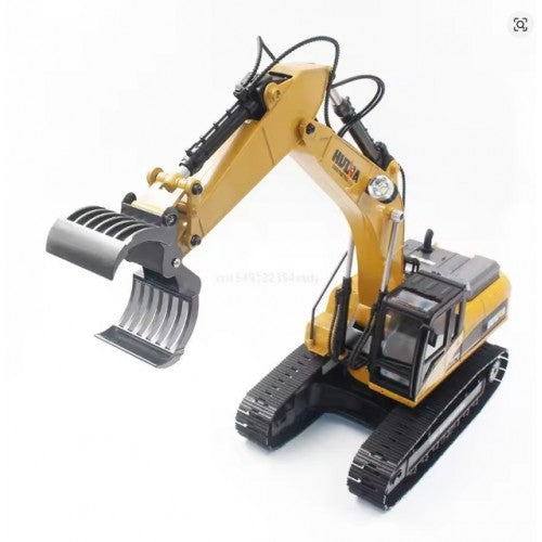 1:14 Full-Scale Large Alloy Electric Excavator Digging Remote Control Engineering Vehicle Model