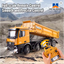 1:14 Alloy RC Dump Truck – 12CH Large 8-Wheel Heavy Construction Transport Vehicle