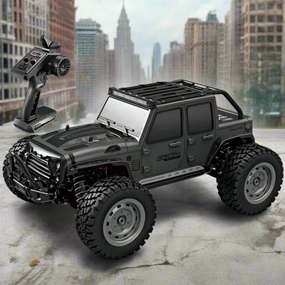 Rc Truck Cars, 16103 Fast Rc Cars, 50km/h 1/16 Off Road 4WD with LED Headlights, 2.4G Waterproof Remote Control Monster Truck for Adults and Kids - Toyigo