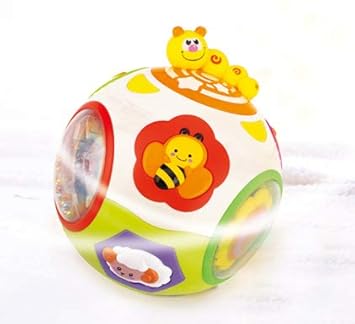 Catch-Me Activity Ball - Spinning Sports Toy for Infants, Early Education Music Rolling Toy for Crawling & Learning