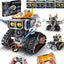 Changeable Expressions Robot Building Sets - 3 in 1 Remote & APP Supported Robotic Building Toy Having Sound Effect, Rechargeable RC Robot Birthday Present for Kids Age 6+ Boy & Girl (451PCS)