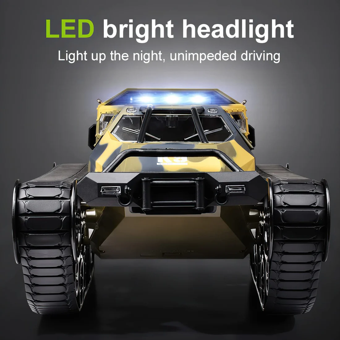 1:12 Scale High-Speed All-Terrain Tank (Yellow)