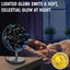 Illuminated Globe With Stand, 3-in-1 World Globes, Constellation Globe Night Light, Globe Lamp With LED, Non Tip Base Globe, 13.5 Inch Tall Globe, 9 Inch Diameter