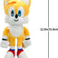 Movies & Tv soft toys, 12 Inches Sonic 2 Plush Toy, The Hedgehog Movie Sonic Plush Toys, Knuckles Shadow Tails Plush Doll Toys,  Gifts for Boys and Girls (Sonic+Tails+Knuckles), (Tails)