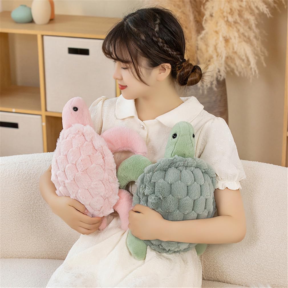 Weighted Turtle Stuffed Animals 15? for Adults, 15? 3lbs Weighted Turtle Plush Pillow Toy, Turtle Weighted Stuffed Animal for Gift Valentine Birthday Kids Toys