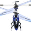 RC Helicopter, S107G 3 Channel, RC Helicopter with Gyro, Blue - Toyigo