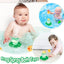 Baby Bath Toy, Frog Electric Water Spray Bath Toy, 4 Spray Modes Swimming Sprinkler for Toddlers 1-3+ Years