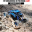 Monster Truck, 2.4Ghz 4WD All Terrain RC Rock Crawler, Electric Radio Control Cars Off Road RC Monster Trucks Boys Girls for Kids Toys - Toyigo