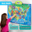 Educational Smart Talking Poster Toy, USA Interactive Map, Smart Learning Toy, Geography Electronic Game Educational Talking Poster for Children, Boy or Girl Ages 5 to 12 Years - Toyigo