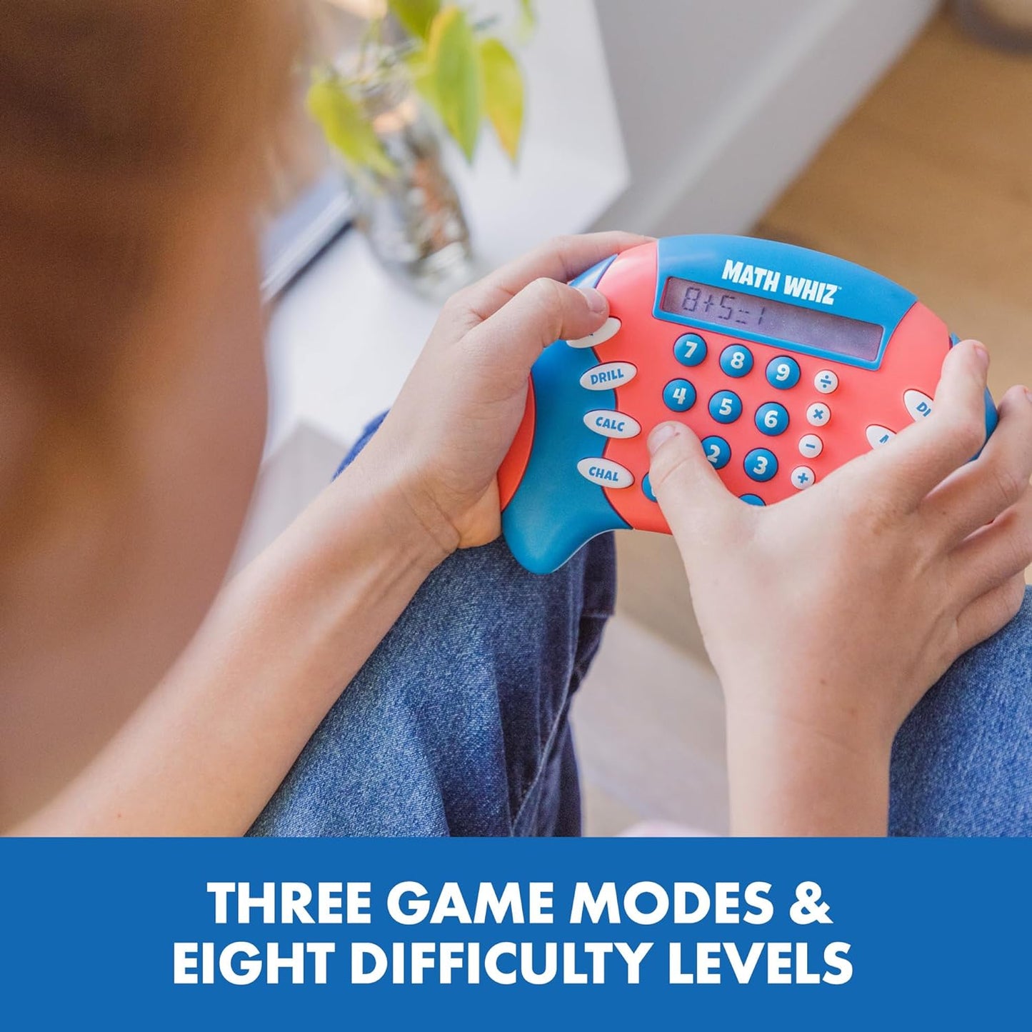 Electronic Handheld Math Game Toys, Educational Insights Math Whiz Electronic Game, Ages 6+ for Kids Toys