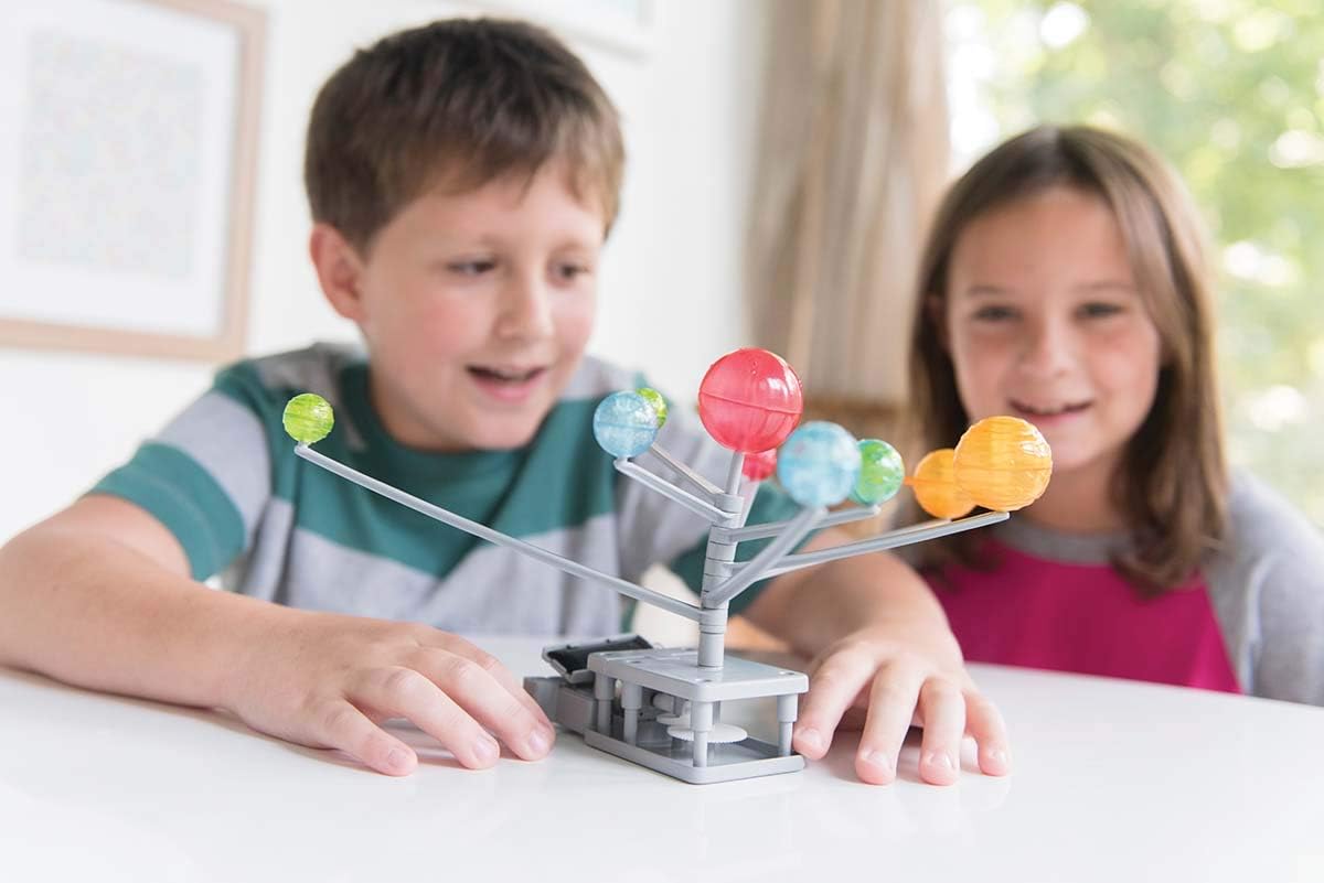 Green Science Rotating Solar System, Kids Science Kit, Educational Solar System Toy