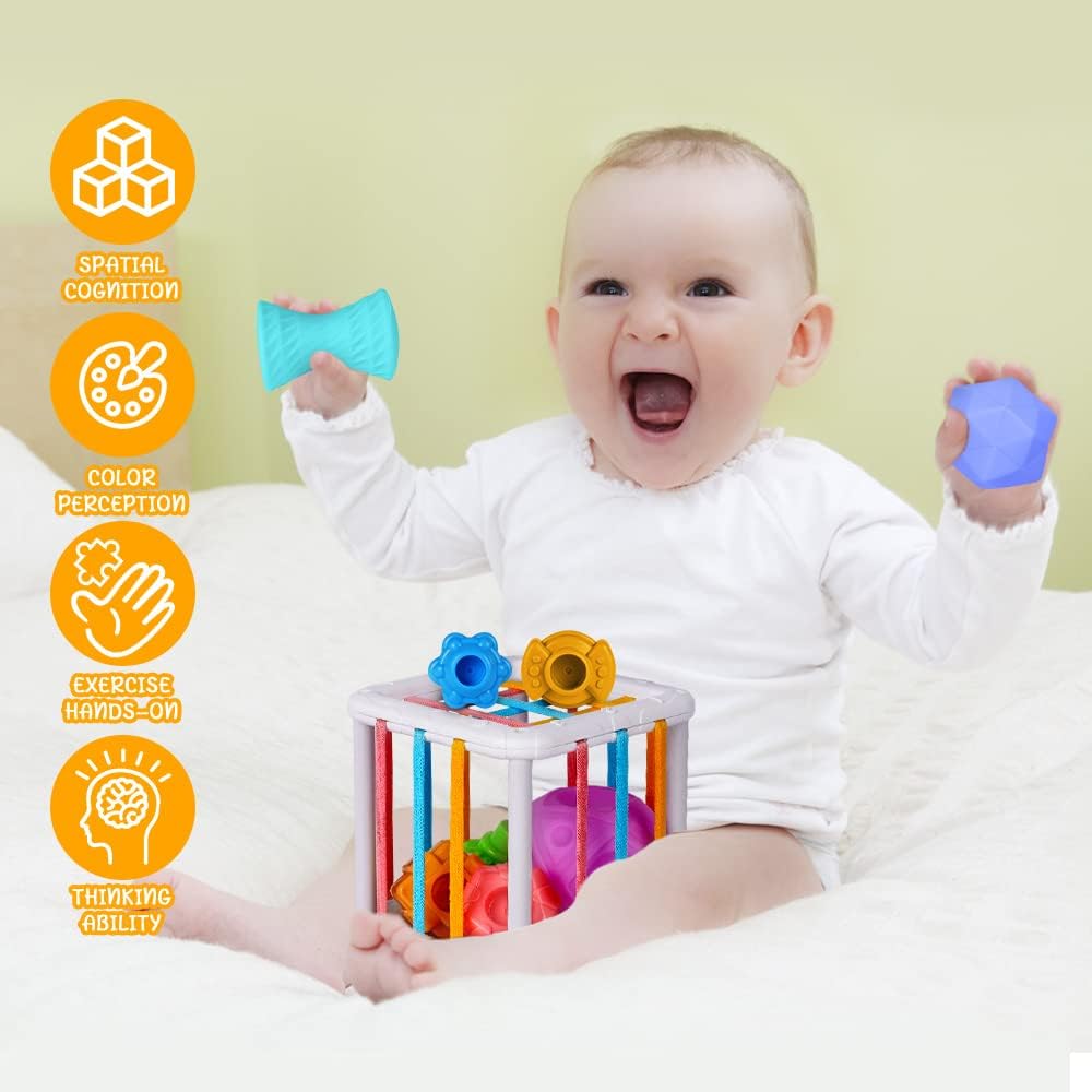 Cross-Border Infant Early Education Building Blocks - Sessile 0-3 Years Baby Hands-On Grasping Cognitive Sensory Educational Toys