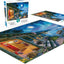 Darrell Bush - Moonlight Lodge - 1000 Piece Jigsaw Puzzle , Blue