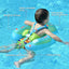 Baby Swimming Float Inflatable Infant Pool Float Ring with Sun Protection Removable Canopy for Kids Aged 3-36 Months Fun on The Water?Blue+Canopy,L?