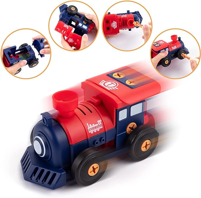 Take Apart Toys for 4 5 6 7 8 Year Old Boys Girls, with Engine & Electric Drill Tool, Kids Tool Set Play STEM Building Toys, Learning Construction Toys