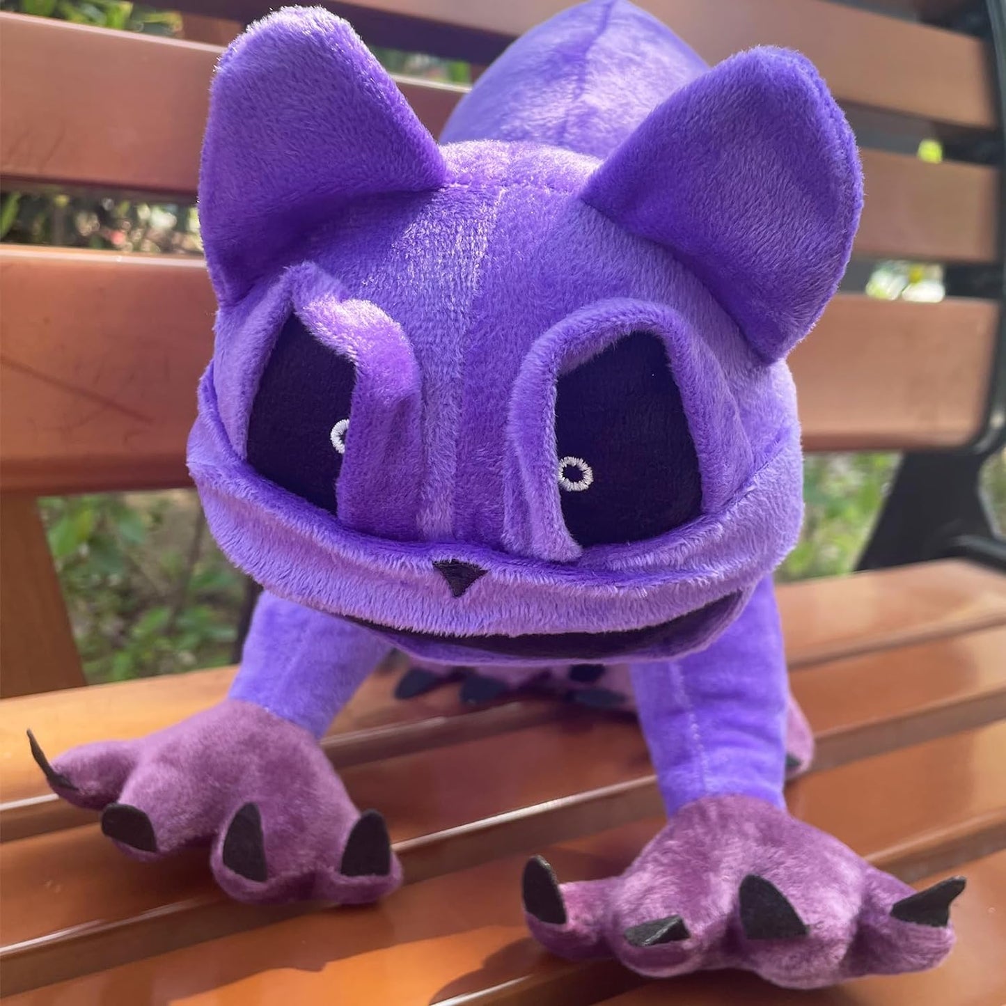 Smiling Plush, 2024 New Monster Plush, Stuffed Animal Pillow Doll Toys for Fans Boys and Girls All Ages Kids Toys (Purple)