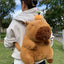 Capybara Plush Backpack, Kawaii Fashion Plushie Doll, Mini Knapsack Bags, Capybara Stuffed Animals Shoulder  Backpacks Lifelike Gifts For Girlfriend - Toyigo