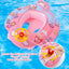 Baby Inflatable Pool Float, Swimming Float Boat with Steering Wheel Horn Inflatable Ride-on Summer Pool Swim Ring Beach Supplies Toddlers Age 1-4 Boys Girls for Kids